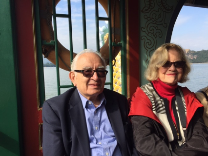 Tom and Rozann in China in 2016